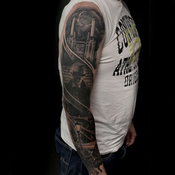 Jack The Ripper Sleeve Tattoo