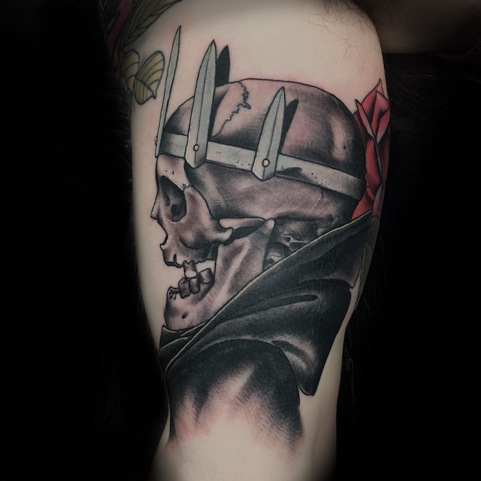 Thorns around a Neck Tattoo