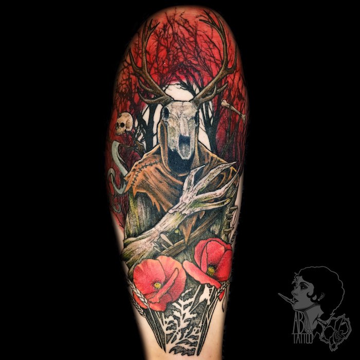 Forest Monster Tattoo
