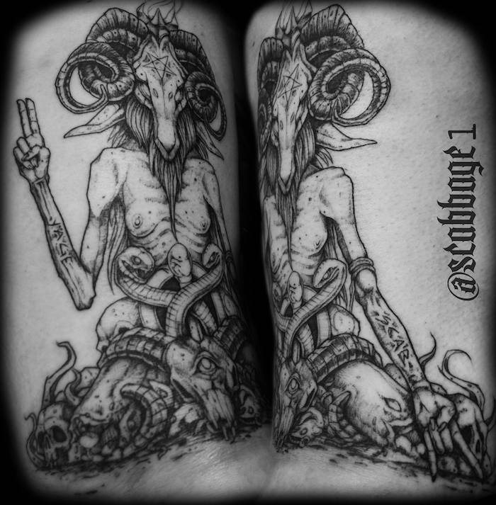 satan tattoo