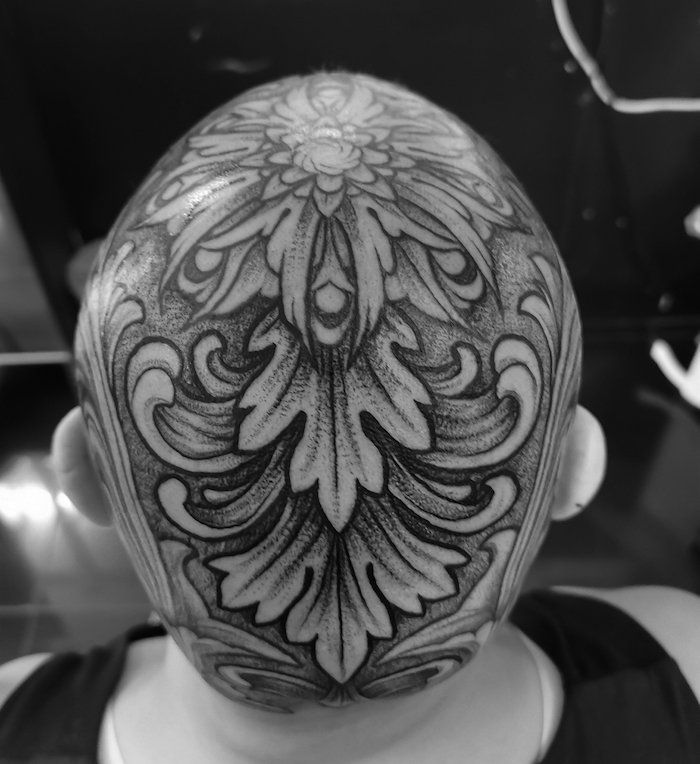 tattoo on head