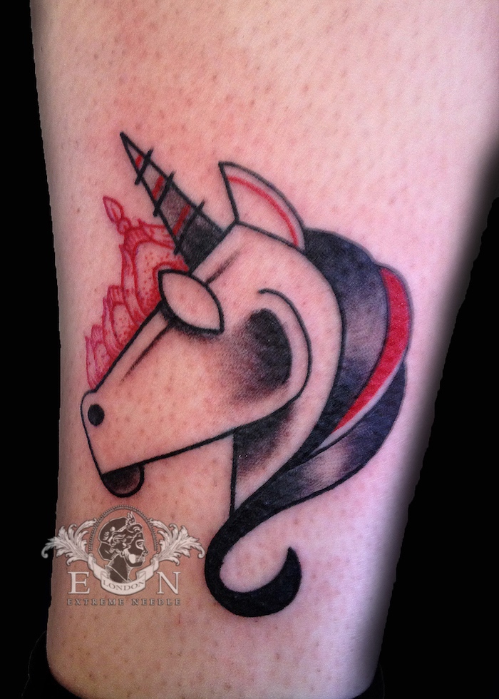 Abstract_unicorn_tattoo